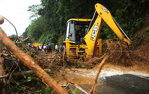 Landslides have damaged several road in Kerala's hill areas after incessant rains. (Photo : T P Sooraj/EPS
