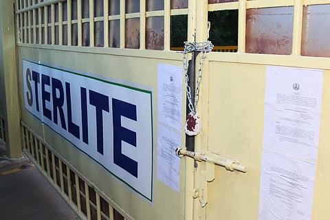 Sealed Sterlite copper smelter plant at Thoothukudi. (EPS | V Karthikalagu)