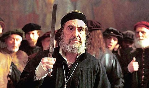 Al Pacino as Shylock in Merchant of Venice