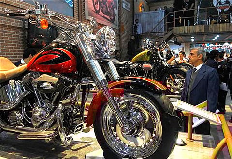 An image of a Harley Davidson motorcycle used for representation.(File Photo | AP)
