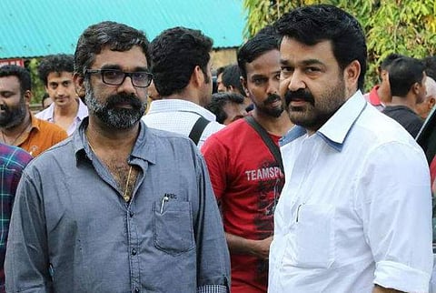 Director Ranjith with actor Mohanlal. (Photo | The Complete Actor)