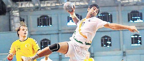 Indian Handball team . ( Flie Photo)