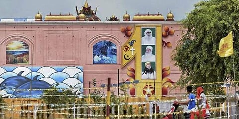 A view of the Dera Sacha Sauda headquarters in Sirsa (File | PTI)