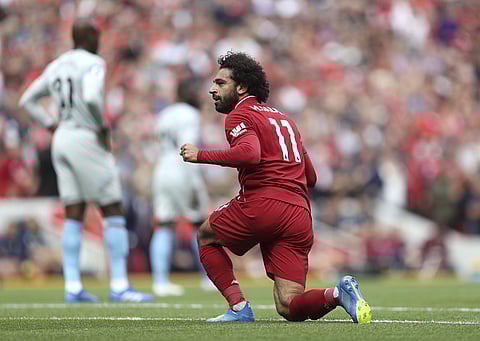 Liverpool's Mohamed Salah (Photo | AP)