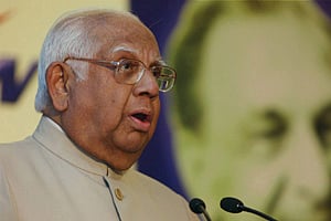 Former Lok Sabha Speaker Somnath Chatterjee (PTI file photo)