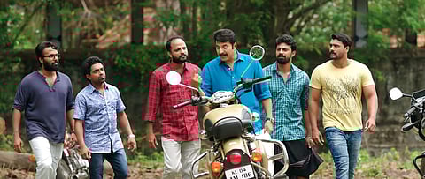 A still from the Mammootty starrer 'Oru Kuttanadan Blog'.