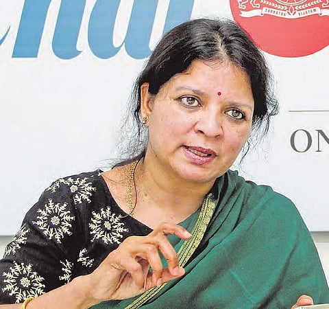 Commissioner of health and family welfare department Vakati Karuna.