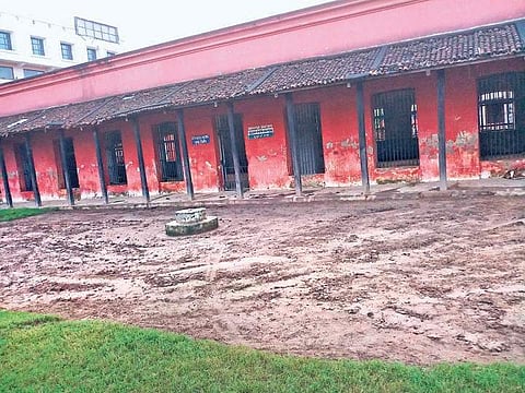 The remnant of British-era jail at Dargha Bazaar in Cuttack | EXPRESS