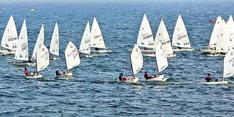 Sailors in action during a sailing event. (File | EPS)