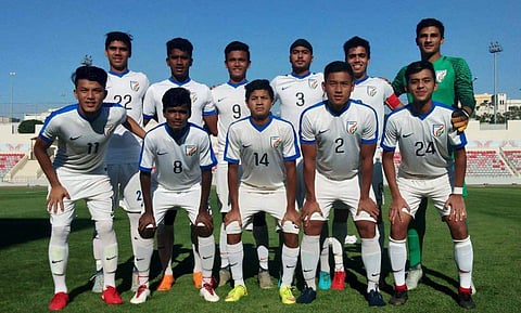 India U-16  football team (Photo | Twitter)