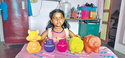 Anupriya of Villupuram with her hundials