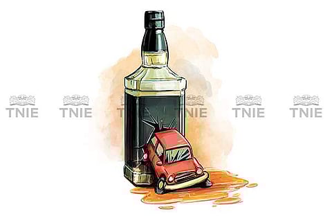 Drunk biker injured while fleeing cops