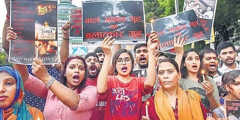 Activists from different organisations have been demanding strict action against the culprits in the Muzaffarpur shelter home scandal. (File | PTI)