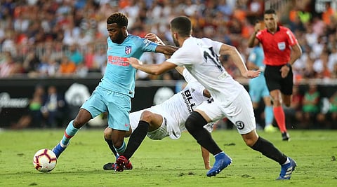 Atletico Madrid registered a 1-1 draw against Valencia. (Photo | Atletico de Madrid/Twitter)