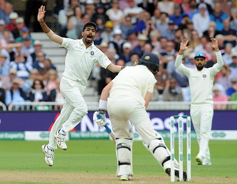 Jasprit Bumrah produced a hostile spell of fast bowling on Day 4 | AP
