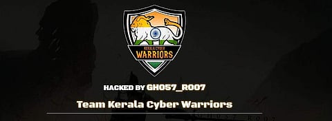 The website of Akhil Bharatiya Hindu Mahasabha's website was hacked today.