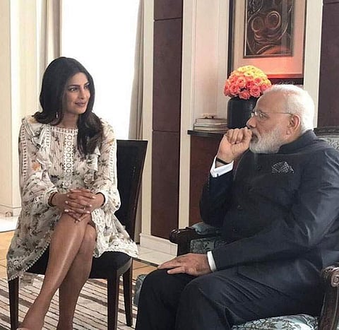 Narendra Modi, Priyanka Chopra. ( Instagram)