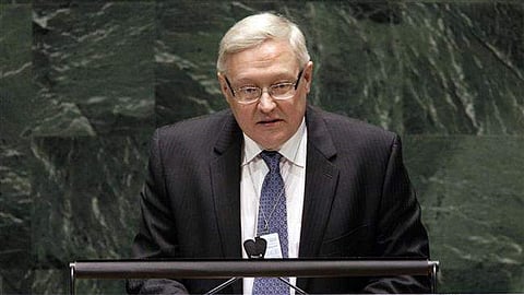 Russian deputy foreign minister Sergei Ryabkov | AP