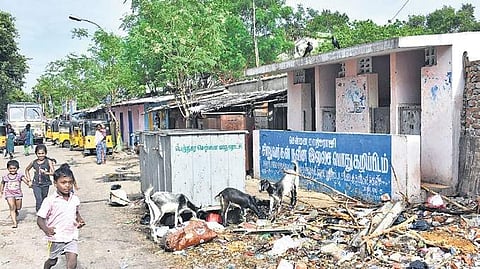 A view of the toilet in SM Nagar near Pallavan Salai | ASHWIN PRASATH
