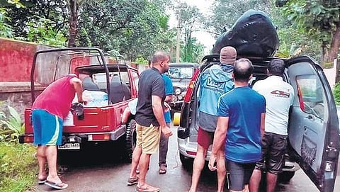 AT Rovers getting ready for a rescue mission