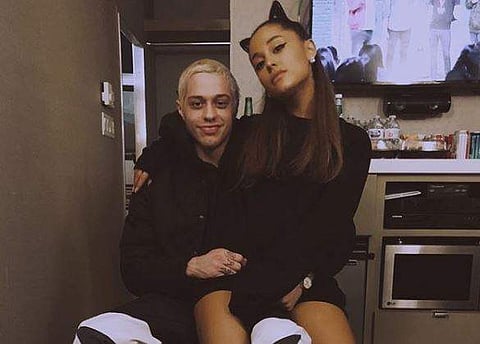 Pete Davidson and Ariana Grande (Photo | Instagram)