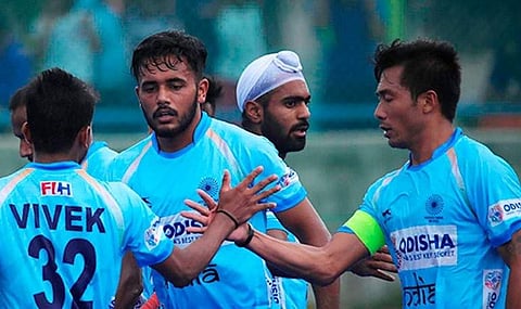 India beat South Korea 5-3 to enter semis of Asian Games men's hockey