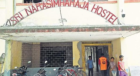 Pitiful condition of Social Welfare Dept’s Narasimharaja Hostel