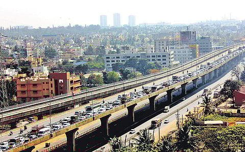 File image of congestion along ORR