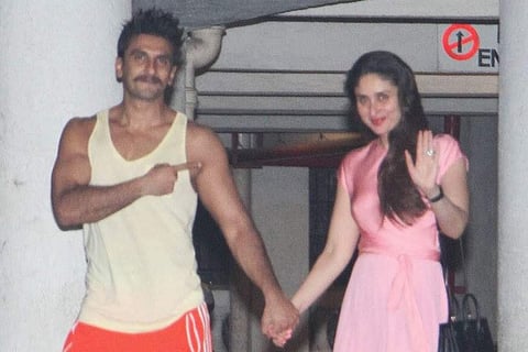 Ranveer Singh and Kareena Kapoor. (Photo | Twitter)