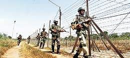 A file image of BSF personnel patrolling near the International Border.  (Photo | PTI)