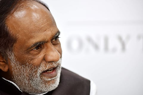 K Laxman, President of Bharatiya Janata Party Telangana. (Express Photo by R Satish Babu)