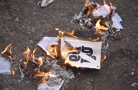 The plea filed by Delhi resident N Radhakrishnan had sought to omit excerpts from the Malayalam novel, 'Meesha' written by S Hareesh. (Photo | Twitter.com/Suresh BJP)