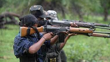 A representational image of naxals. 