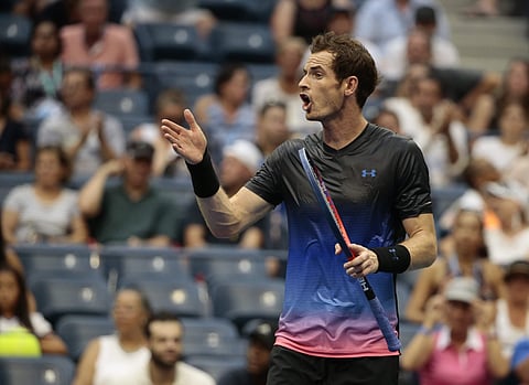 Andy Murray argues with the chair umpire during his match against Fernando Verdasco | AP