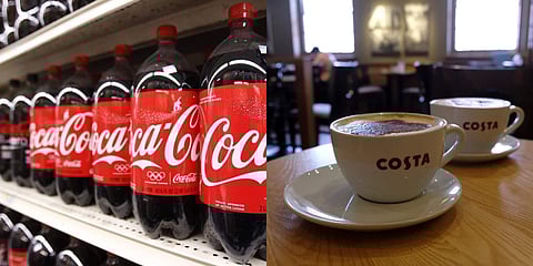 Coco Cola; Costa Coffee (Photos | Reuters)