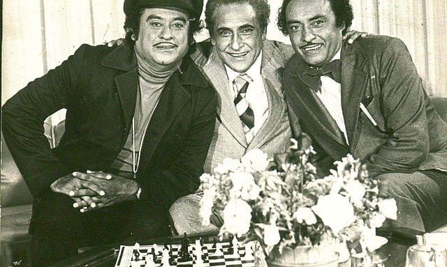 On 13 October 1987 he died of a heart attack in Mumbai. Even after so many years his is one of the most celebrated voices in India and many of his evergreen songs are remixed and revived every once in a while. (Hindi actor Ashok Kumar (centre) with his brothers  Kishore Kumar (left) and Anup Kumar - Express photo)