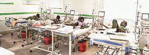 Patients undergo treatment at dialysis centre in Sompeta | Express