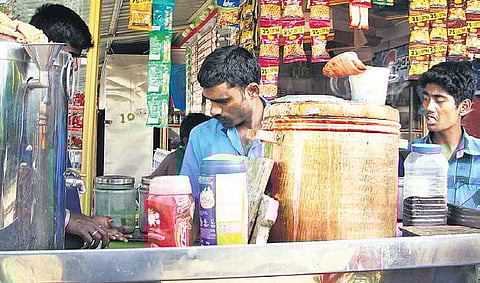 The shops that have copper boilers do not use them