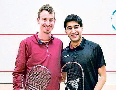 Ramit Tandon (right) with an opponent. (File Photo)