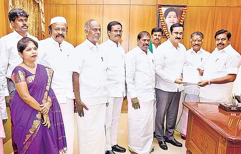 PMK’s youth wing president Anbumani Ramadoss meets CM Edappadi K Palaniswami | Express