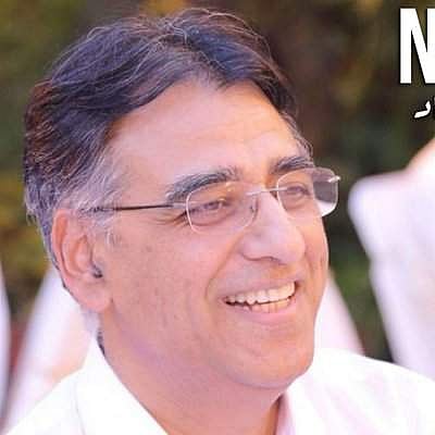 Pakistan's Finance Minister Asad Umar. (Photo: Twitter)