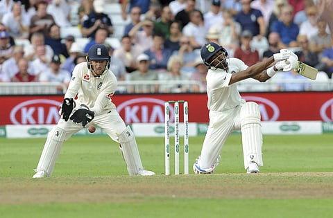 Hardik Pandya got out after adding just four runs to the total | AP