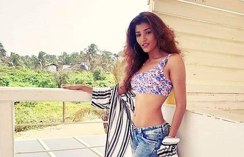 Yamaha Fascino Miss Diva Miss Universe 2018 Nehal Chudasama (Photo | Nehal Chudasama Instagram)