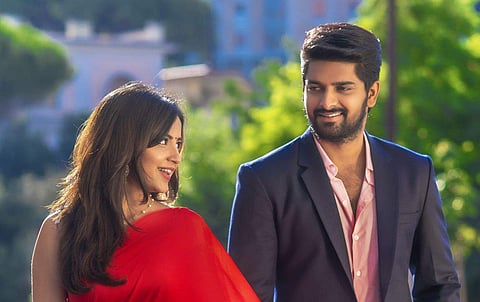 The film shows Naga Shaurya as Radha Krishna, a self-defence trainer, who pretends to be gay to escape a forced marriage and marry a girl of his choice.