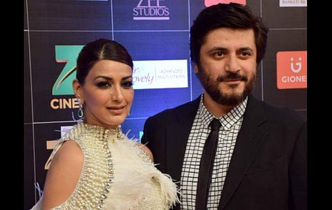 Goldie Behl with wife Sonali Bendre.  (Express Photo | Arun)