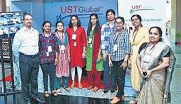 UST Global team at the International Leadership Summit 2018, Kochi