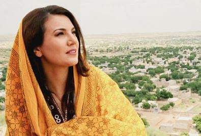 Reham Khan, the ex-wife of Pakistan Prime Minister Imran Khan. (Twitter Screenshot)