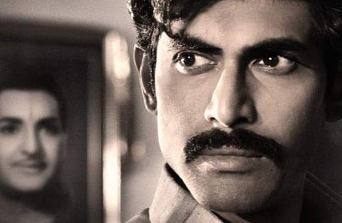 Rana Daggubati as N Chandrababu Naidu in the upcoming NTR biopic.