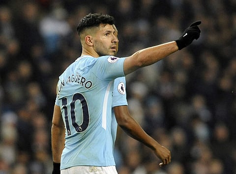 Manchester City striker Sergio Aguero | AP