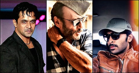 Arjun, Jackie Shroff, Vikram Prabhu.